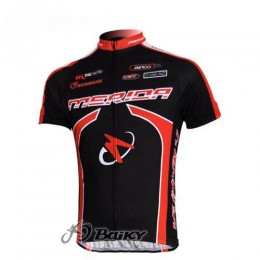 Merida Multivan Flex Stay Radtrikot Kurzarm Schwarz Rot