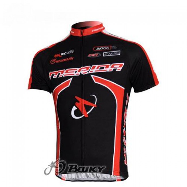 Merida Multivan Flex Stay Radtrikot Kurzarm Schwarz Rot Merida Multivan Flex Stay Radtrikot Kurzarm Schwarz Rot