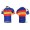 2012 Movistar Radtrikot Kurzarm Blau Rot