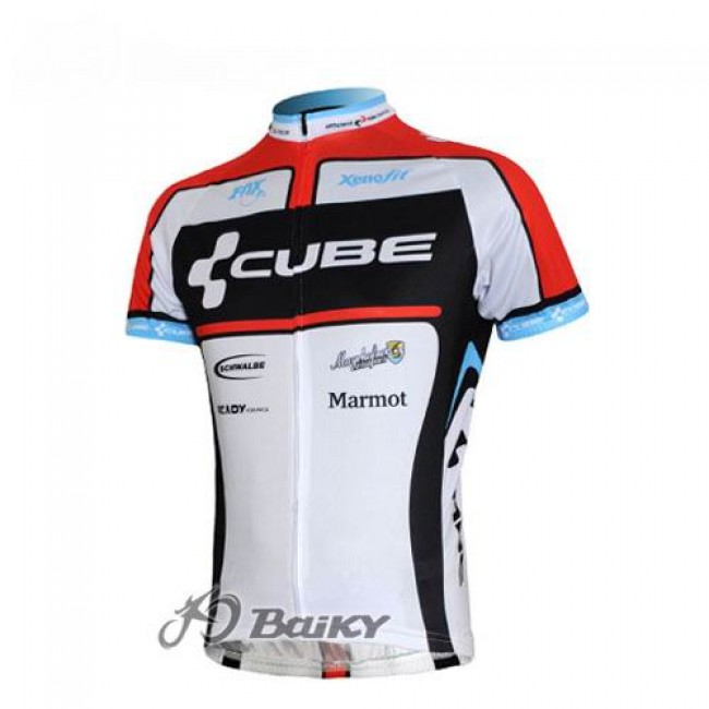 Cube Fintro Pro Team Radtrikot Kurzarm Weiß Rot Cube Fintro Pro Team Radtrikot Kurzarm Weiß Rot