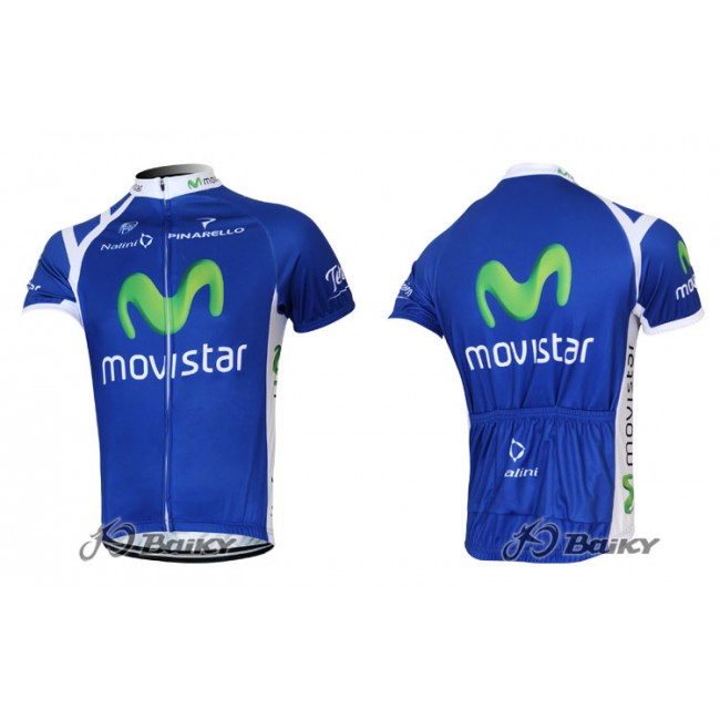 2012 Movistar Radtrikot Kurzarm Blau 2012 Movistar Radtrikot Kurzarm Blau