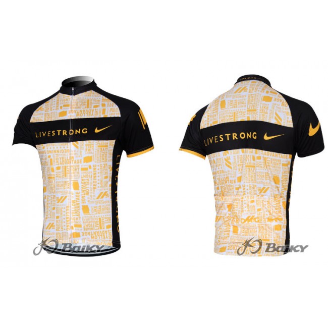 2012 LiveStrong Radtrikot Kurzarm Schwarz Gelb 2012 LiveStrong Radtrikot Kurzarm Schwarz Gelb