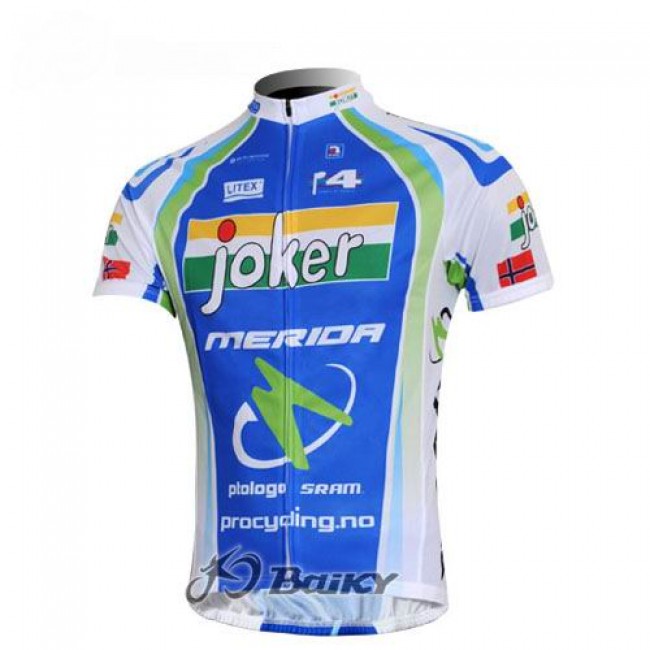 Joker Merida Pro Team Norwegen Radtrikot Kurzarm Grün Joker Merida Pro Team Norwegen Radtrikot Kurzarm Grün
