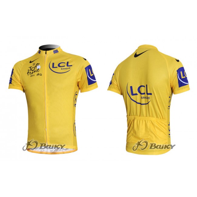 2011 Tour de France Radtrikot Kurzarm Gelbes Trikot 2011 Tour de France Radtrikot Kurzarm Gelbes Trikot