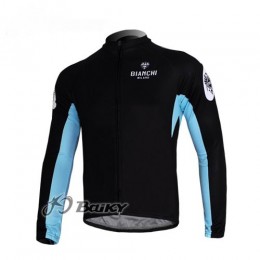 Bianchi Pro Team Fahrradtrikot Langarm Schwarz Blau Bianchi Pro Team Fahrradtrikot Langarm Schwarz Blau