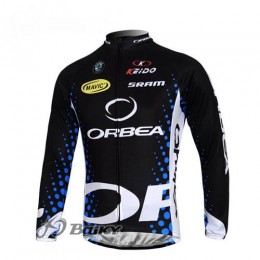 Orbea Pro Team Fahrradtrikot Langarm Schwarz Blau Orbea Pro Team Fahrradtrikot Langarm Schwarz Blau