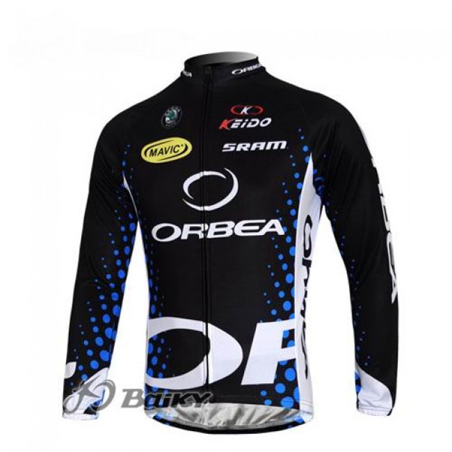 Orbea Pro Team Fahrradtrikot Langarm Schwarz Blau Orbea Pro Team Fahrradtrikot Langarm Schwarz Blau