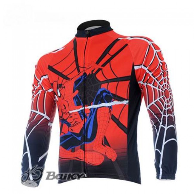 Spiderman Fahrradtrikot Langarm Rot Spiderman Fahrradtrikot Langarm Rot