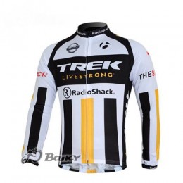 RadioShack Trek Nissan Livestrong Fahrradtrikot Langarm Weiß Schwarz Gelb RadioShack Trek Nissan Livestrong Fahrradtrikot Langarm Weiß Schwarz Gelb