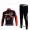 Subaru Peak Bar Team Fahrradtrikot Langarm Schwarz Blau