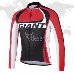 2014 Giant Fahrradtrikot Langarm Schwarz Rot 2014 Giant Fahrradtrikot Langarm Schwarz Rot