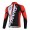 Giant Sram Pro Team Fahrradtrikot Langarm Rot Weiß Schwarz