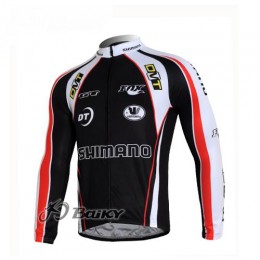 Shimano Pro Team Fahrradtrikot Langarm Schwarz Weiß Rot Shimano Pro Team Fahrradtrikot Langarm Schwarz Weiß Rot