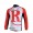 RadioShack Trek Fahrradtrikot Langarm Rot