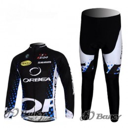 Orbea Pro Team Radbekleidung Satz Fahrradtrikot Langarm und Lang Radhose Schwarz Blau Orbea Pro Team Radbekleidung Satz Fahrradtrikot Langarm und Lang Radhose Schwarz Blau