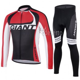 2014 Giant Radbekleidung Satz Fahrradtrikot Langarm und Lang Radhose Rot 2014 Giant Radbekleidung Satz Fahrradtrikot Langarm und Lang Radhose Rot