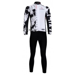 Nalini Pro Team Radbekleidung Satz Fahrradtrikot Langarm und Lang Radhose Weiß Schwarz Nalini Pro Team Radbekleidung Satz Fahrradtrikot Langarm und Lang Radhose Weiß Schwarz
