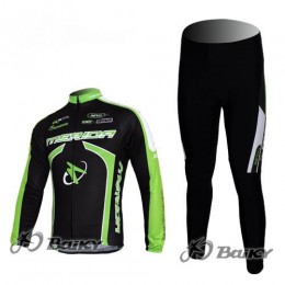 Merida Multivan Flex Stay Radbekleidung Satz Fahrradtrikot Langarm und Lang Radhose Schwarz Grün Merida Multivan Flex Stay Radbekleidung Satz Fahrradtrikot Langarm und Lang Radhose Schwarz Grün