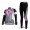 Specialized Pro Team S-Works Radbekleidung Satz Fahrradtrikot Langarm und Lang Radhose Rosa Grau Damen