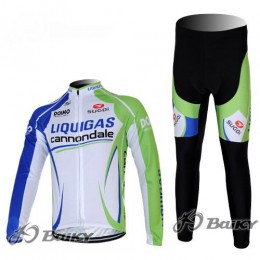 Liquigas Cannondale Pro Team Radbekleidung Satz Fahrradtrikot Langarm und Lang Radhose Grün Weiß Liquigas Cannondale Pro Team Radbekleidung Satz Fahrradtrikot Langarm und Lang Radhose Grün Weiß
