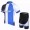 2013 Blanco Giant Radtrikot Kurzarm und Kurz Radhose Kits Blau Weiß Schwarz