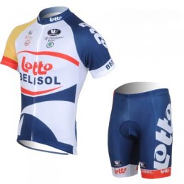 2013 Lotto Belisol Radtrikot Kurzarm und Kurz Radhose Kits Weiß Blau 2013 Lotto Belisol Radtrikot Kurzarm und Kurz Radhose Kits Weiß Blau
