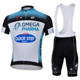 2013 Omega Pharma Quick Step Radbekleidung Satz Radtrikot Kurzarm und Kurz Trägerhose Weiß Schwarz 2013 Omega Pharma Quick Step Radbekleidung Satz Radtrikot Kurzarm und Kurz Trägerhose Weiß Schwarz