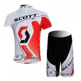 Scott Racing Team Radbekleidung Radtrikot Kurzarm und Fahrradhosen Kurz Weiß Rot Scott Racing Team Radbekleidung Radtrikot Kurzarm und Fahrradhosen Kurz Weiß Rot