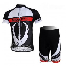 Craft Pro Team Radtrikot Kurzarm Kurz Radhose Kits Schwarz Weiß