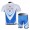 Pearl Izumi Radbekleidung Radtrikot Kurzarm und Fahrradhosen Kurz Weiß Blau