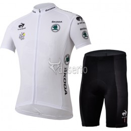 Tour de France Weißen Trikots Radbekleidung Radtrikot Kurzarm und Fahrradhosen Kurz Tour de France Weißen Trikots Radbekleidung Radtrikot Kurzarm und Fahrradhosen Kurz