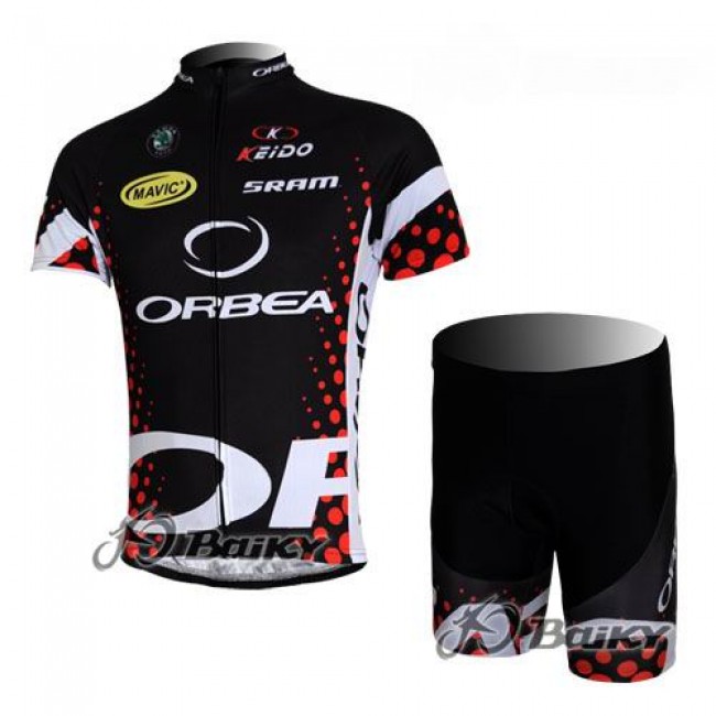 Orbea Pro Team Radbekleidung Radtrikot Kurzarm und Fahrradhosen Kurz Schwarz Blau Orbea Pro Team Radbekleidung Radtrikot Kurzarm und Fahrradhosen Kurz Schwarz Blau