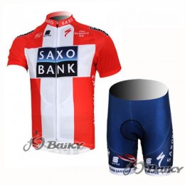 2012 Saxo Bank Dnischer Champion Radbekleidung Radtrikot Kurzarm und Fahrradhosen Kurz Rot Weiß 2012 Saxo Bank Dnischer Champion Radbekleidung Radtrikot Kurzarm und Fahrradhosen Kurz Rot Weiß