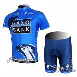 2012 Saxo Bank Radbekleidung Radtrikot Kurzarm und Fahrradhosen Kurz Blau 2012 Saxo Bank Radbekleidung Radtrikot Kurzarm und Fahrradhosen Kurz Blau