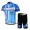 UnitedHealthcare Radbekleidung Radtrikot Kurzarm und Fahrradhosen Kurz Blau