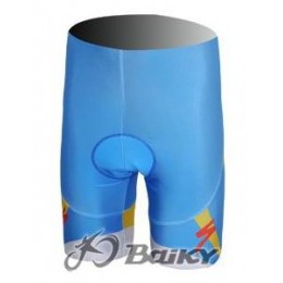 Astana Pro Team Kurz Radhose Blau