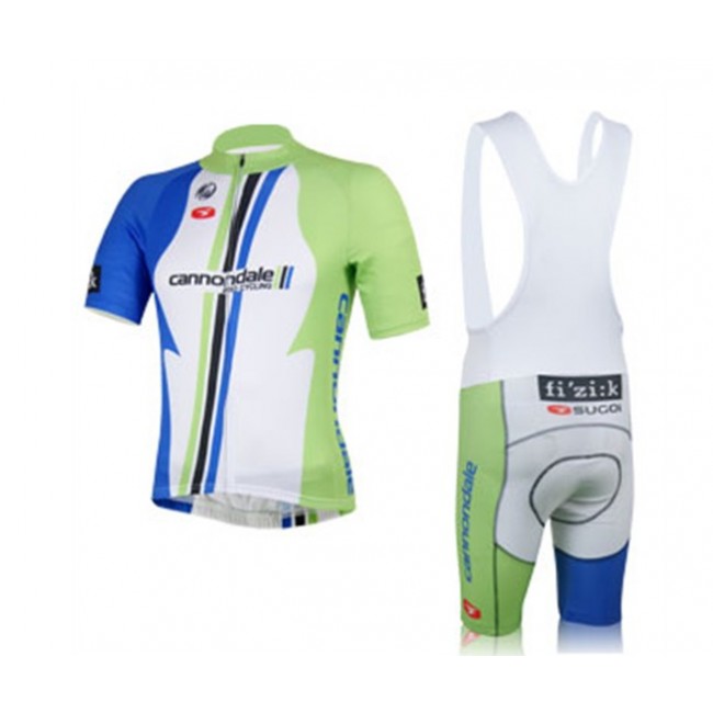 2013 Cannondale Fahrradbekleidung Satz Fahrradtrikot Kurzarm Trikot und Kurz Trägerhose Weiß 2013 Cannondale Fahrradbekleidung Satz Fahrradtrikot Kurzarm Trikot und Kurz Trägerhose Weiß