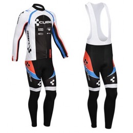 2013 Cube Fahrradbekleidung Radtrikot Satz Langarm und Lange Trägerhose