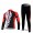Giant Sram Pro Team Fahrradbekleidung Radtrikot Satz Langarm und Lange Fahrradhose Rot Weiß Schwarz