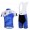 Giant Sram Pro Team Radtrikot Kurzarm Kurz Trägerhose Kits Blau Weiß