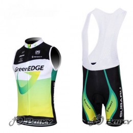 2012 Green Edge ärmelloses Trikot Fahrradbekleidung Satz Fahrradtrikot Kurzarm Trikot und Kurz Trägerhose Grün 2012 Green Edge ärmelloses Trikot Fahrradbekleidung Satz Fahrradtrikot Kurzarm Trikot und Kurz Trägerhose Grün