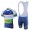 2013 Green Edge ORICA Fahrradbekleidung Satz Fahrradtrikot Kurzarm Trikot und Kurz Trägerhose Blau