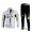 HTC-Highroad Pro Team Fahrradbekleidung Radtrikot Satz Langarm und Lange Fahrradhose Weiß Grün