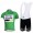 HTC-Highroad Pro Team Radtrikot Kurzarm Kurz Trägerhose Kits Grün