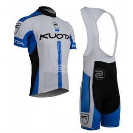 2013 KUOTA Fahrradbekleidung Satz Fahrradtrikot Kurzarm Trikot und Kurz Trägerhose Weiß Blau 2013 KUOTA Fahrradbekleidung Satz Fahrradtrikot Kurzarm Trikot und Kurz Trägerhose Weiß Blau