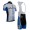 2013 KUOTA Fahrradbekleidung Satz Fahrradtrikot Kurzarm Trikot und Kurz Trägerhose Weiß Blau