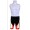 KUOTA Kurz Trägerhose Weiß Rot 2013