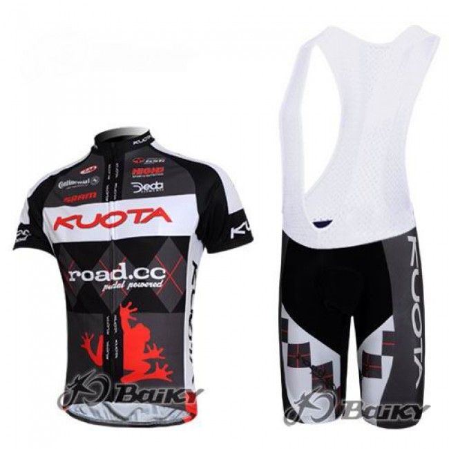Kuota SRAM Road Pro Team Radtrikot Kurzarm Kurz Trägerhose Kits Schwarz Weiß Kuota SRAM Road Pro Team Radtrikot Kurzarm Kurz Trägerhose Kits Schwarz Weiß