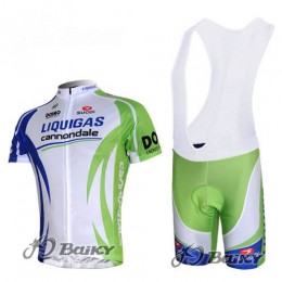 Liquigas Cannondale Pro Team Fahrradbekleidung Satz Fahrradtrikot Kurzarm Trikot und Kurz Trägerhose Grün Weiß Liquigas Cannondale Pro Team Fahrradbekleidung Satz Fahrradtrikot Kurzarm Trikot und Kurz Trägerhose Grün Weiß