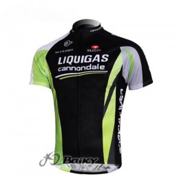 Liquigas Cannondale Pro Team Radtrikot Kurzarm Schwarz Grün Liquigas Cannondale Pro Team Radtrikot Kurzarm Schwarz Grün